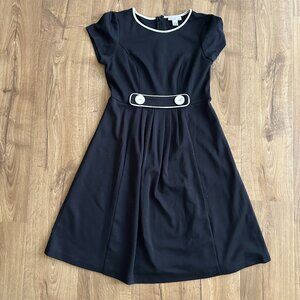 Amanda Lane Vintage Dress Size 10 | Retro Feminine Midi | Classic Timeless Style